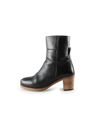 Shabbies Enkellaarzen Zwart 284634