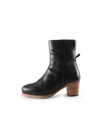 Shabbies Enkellaarzen Zwart 284636