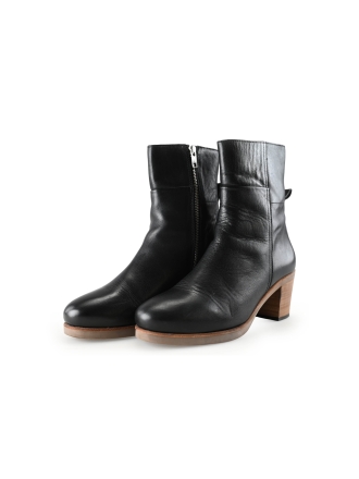 Shabbies Enkellaarzen Zwart 284636
