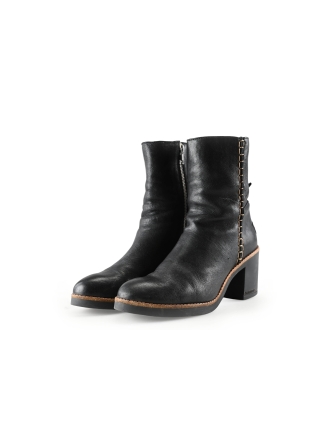 Shabbies Enkellaarzen Zwart 284639
