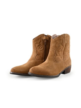 Milo Mila Cowboy laarzen Cognac 284925