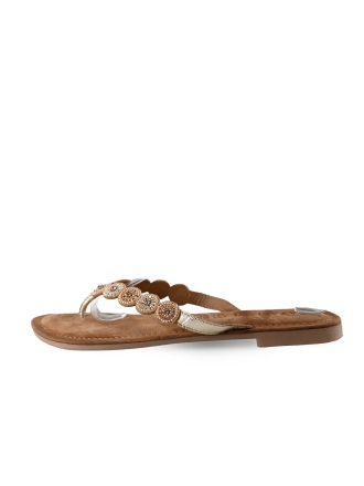 Lazamani Slippers Cognac 286466