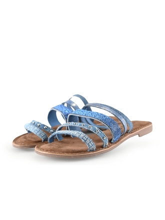 Lazamani Slippers Blauw 286701