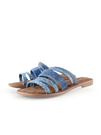 Lazamani Slippers Blauw 286704