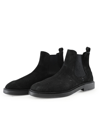 Manfield Chelsea boots Zwart 287646