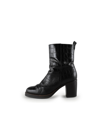 Manfield Enkellaarzen Zwart 288048