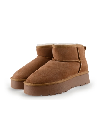 Manfield Snowboots Beige 288264