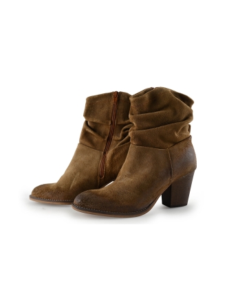 Poelman Enkellaarzen Beige 288609