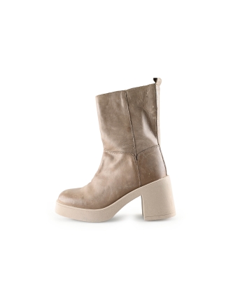 Poelman Enkellaarzen Beige 288871