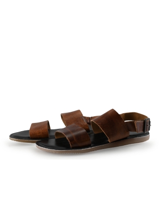 Manfield Sandalen Bruin 288945