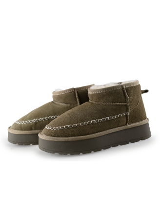 Manfield Snowboots Groen 289038