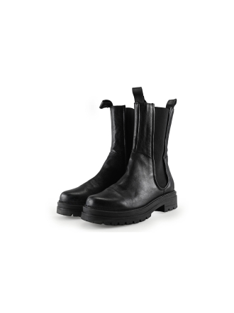 Manfield Chelsea boots Zwart 289688