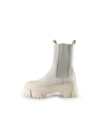Manfield Chelsea boots Beige 289693
