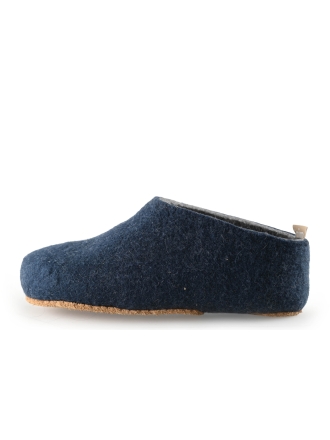 Manfield Pantoffels Blauw 290619