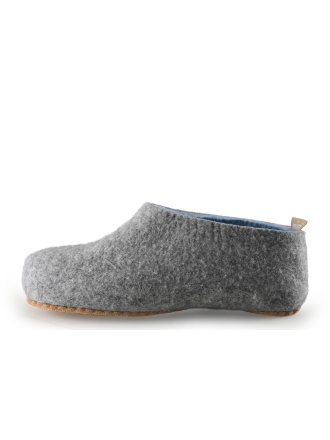 Manfield Pantoffels Blauw 290624