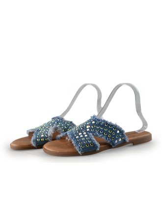 Ann Rocks Slippers Blauw 290771