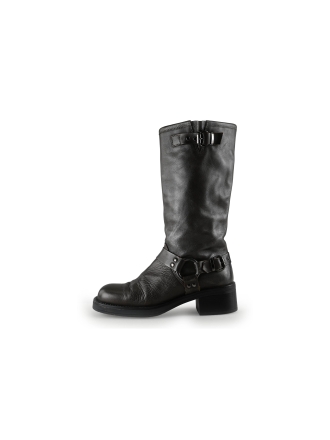 Manfield Biker boots Grijs 291086