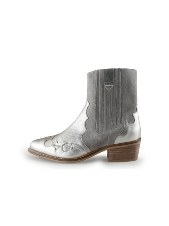 Manfield Cowboy laarzen Zilver 292229