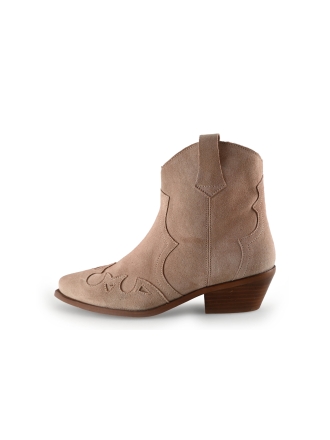 Manfield Cowboy laarzen Beige 292260