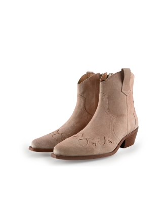 Manfield Cowboy laarzen Beige 292260