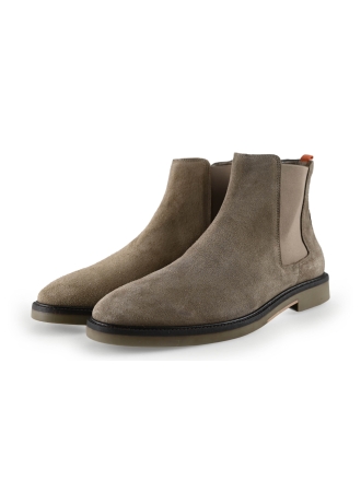 Manfield Chelsea boots Beige 292352