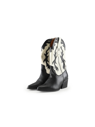 Manfield Cowboy laarzen Zwart 292780
