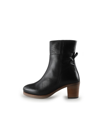 Shabbies Enkellaarzen Zwart 293037