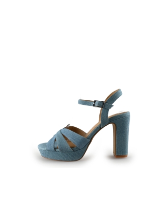 Manfield Sandalen Blauw 293313