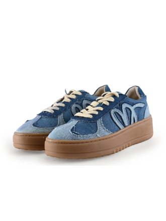 Manfield Sneakers Blauw 293342