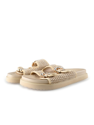 Stefano Lauran Slippers Beige 295127