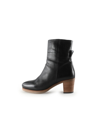 Shabbies Amsterdam Enkellaarzen Zwart 296053