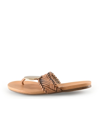 Arezzo Slippers Cognac 297207