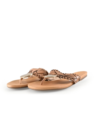 Arezzo Slippers Cognac 297207
