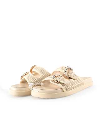 Stefano Lauran Slippers Beige 297752