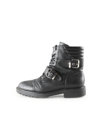 Poelman Veterboots Zwart 297809