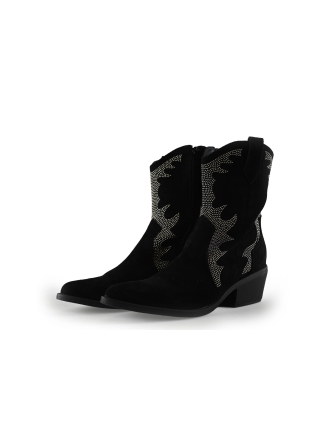 Annrocks Cowboy laarzen Zwart 298154