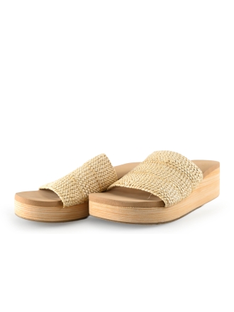 Skechers Sleehakken Beige 298906