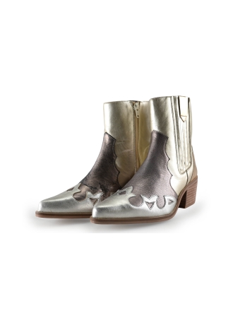 Manfield Cowboy laarzen Zilver 299020