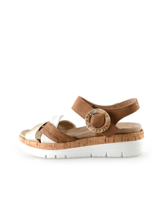 Feyn Sandalen Cognac 299088
