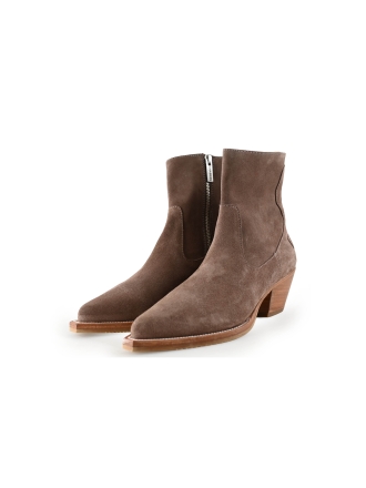 Shabbies Enkellaarzen Bruin 299257