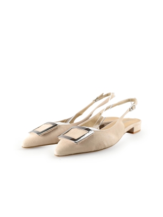 Linea Zeta Slingbacks Beige 299370