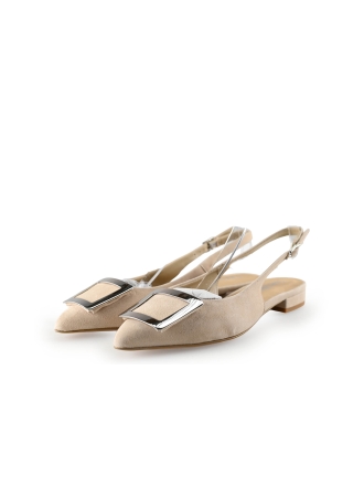 Linea Zeta Slingbacks Beige 299371