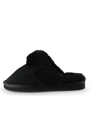 Manfield Pantoffels Zwart 299865