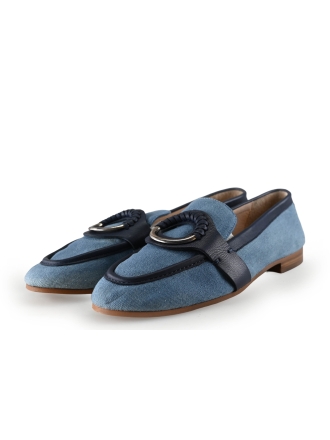 Manfield Loafers Blauw 300613
