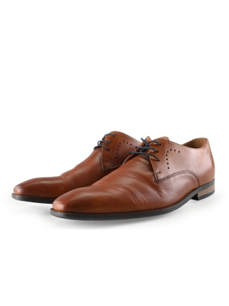 Van Lier Veterschoenen Cognac 301083