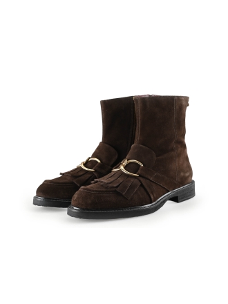 Fred de La Bretoniere Enkellaarzen Bruin 301558