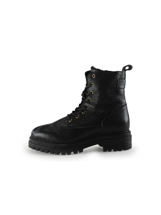 Poelman Veterboots Zwart 304073