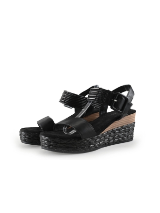 Cafe Noir Sandalen Zwart 304952
