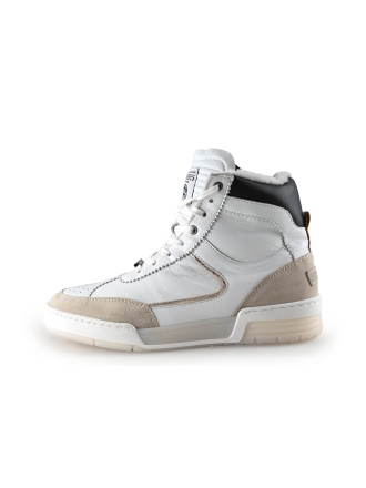 Shabbies Amsterdam Hoge sneakers Wit 305864