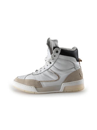 Shabbies Amsterdam Hoge sneakers Wit 305880